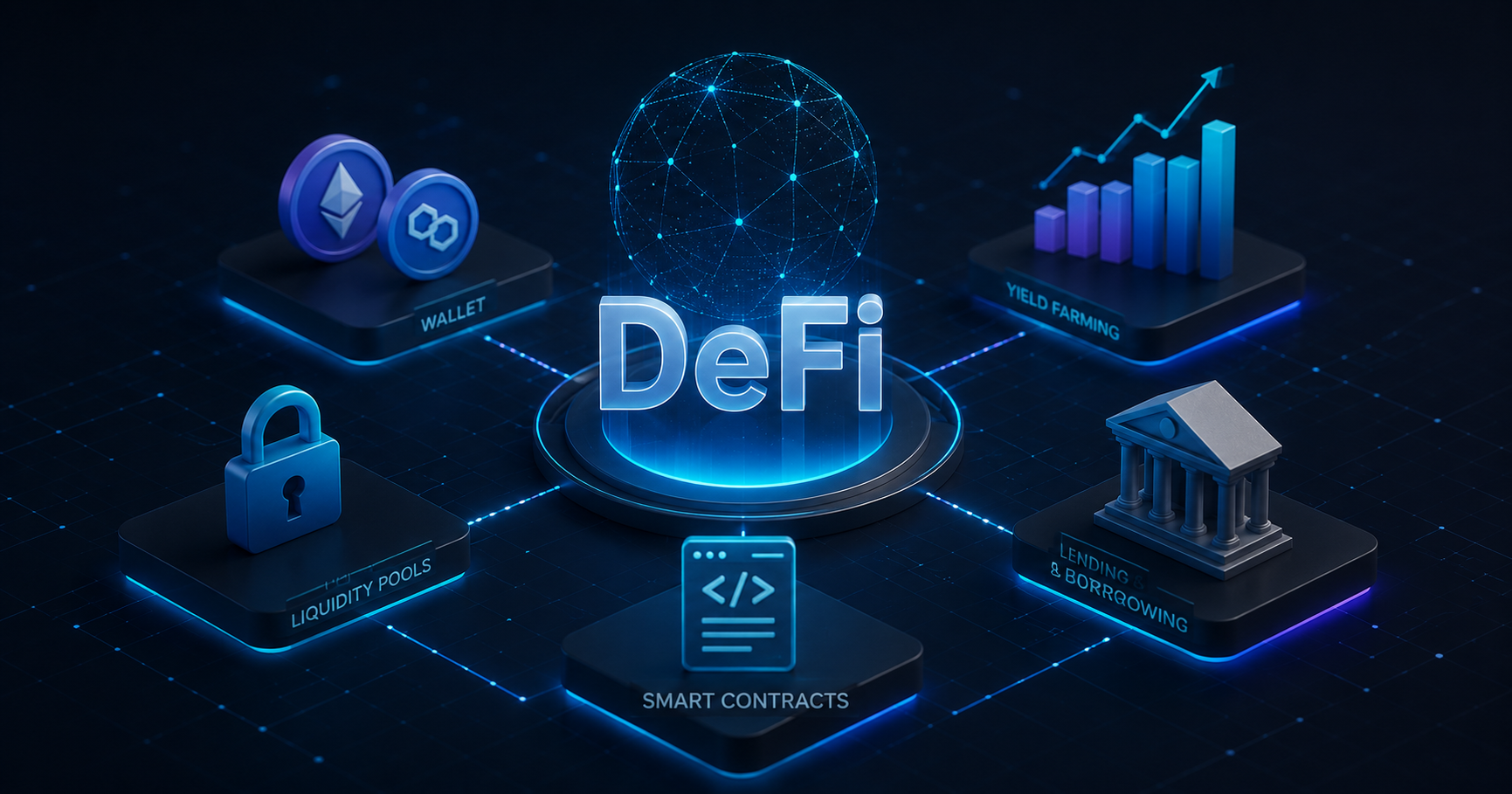 DeFi Nedir? 2026'da Merkeziyetsiz Finansa Giriş Rehberi
