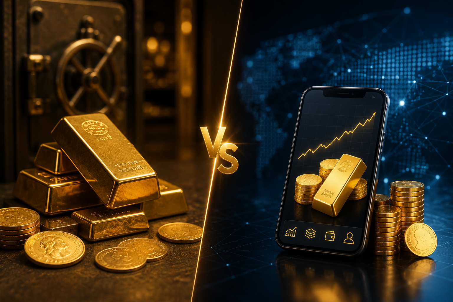 Altın Yatırımı: Fiziksel Altın mı, Dijital Altın mı?