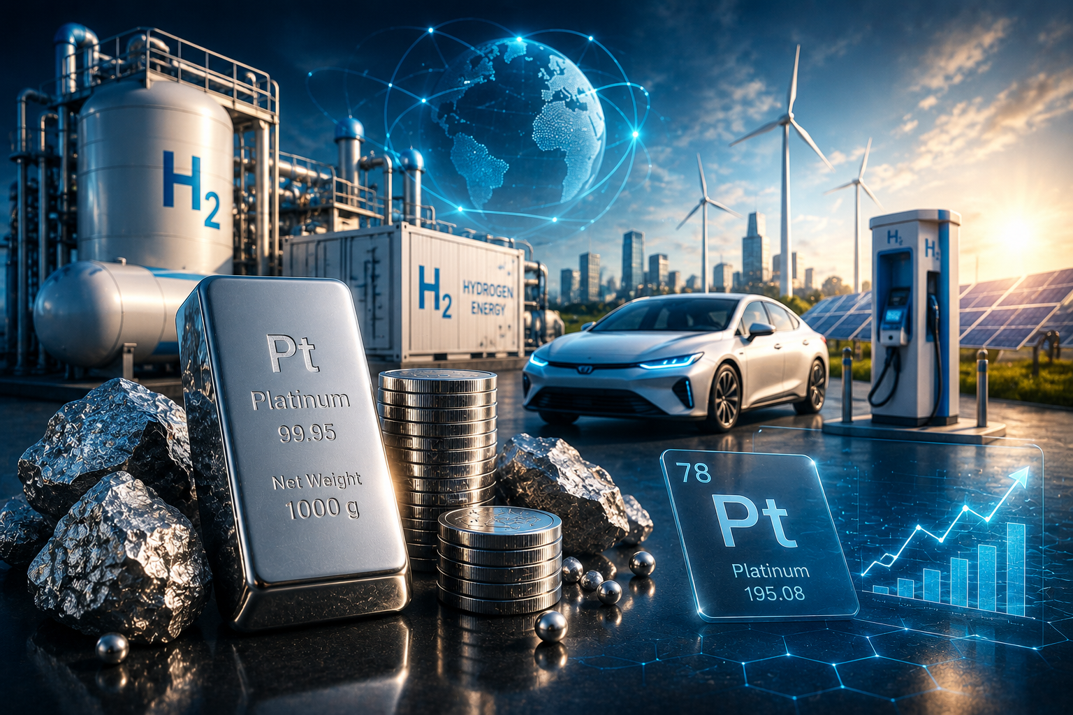 Platinin Geleceği: Hidrojen Ekonomisinde Yatırım Fırsatı Var mı?